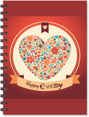 

100yellow A5 Notebook(Printed Wire Bound High Quality Notebook /170 Ruled Pages Inside/ Digital Print Cover/ Designer Notepads- Ideal For gift, Multicolor)