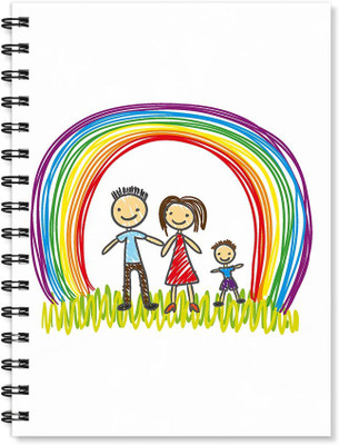 

100yellow A5 Notebook(Printed Wire Bound High Quality Notebook /170 Ruled Pages Inside/ Digital Print Cover/ Designer Notepads- Ideal For gift, Multicolor)