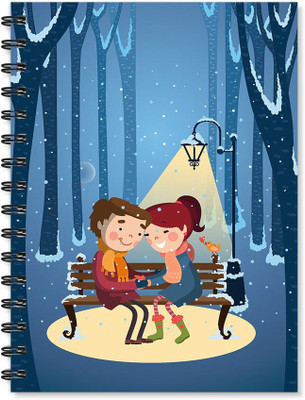 

100yellow A5 Notebook(Printed Wire Bound High Quality Notebook /170 Ruled Pages Inside/ Digital Print Cover/ Designer Notepads- Ideal For gift, Multicolor)