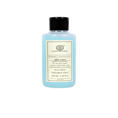 

Khadi Natural Aloevera Face Wash with Scrub (1 PACK) Face Wash(210 ml)