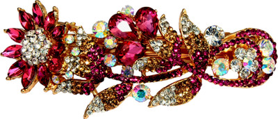 

Mansiyaorange Desiger Latest Trendy Hair Jewellery Hair Acccessory Clip Hair Clip(Pink)