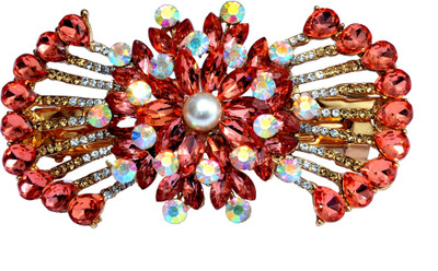 

Mansiyaorange Desiger Latest Trendy Hair Jewellery Hair Acccessory Clip Hair Clip(Beige)