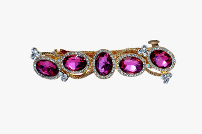 

Mansiyaorange Desiger Latest Trendy Hair Jewellery Hair Acccessory Clip Hair Clip(Pink)