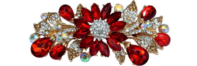 

Mansiyaorange Desiger Latest Trendy Hair Jewellery Hair Acccessory Clip Hair Clip(Red)