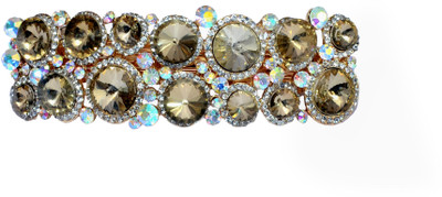 

Mansiyaorange Desiger Latest Trendy Hair Jewellery Hair Acccessory Clip Hair Clip(Gold)