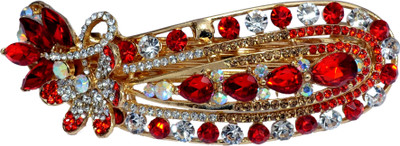 

Mansiyaorange Desiger Latest Trendy Hair Jewellery Hair Acccessory Clip Hair Clip(Red)