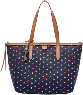 

Fossil Tote(Blue)
