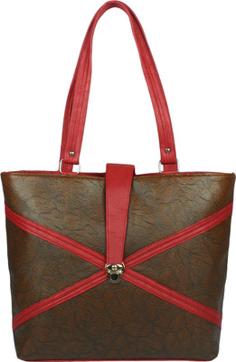 

SEADOLPHIN Hand-held Bag(Brown, Red)