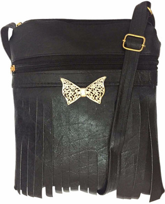 

FashionCops Sling Bag(Black)