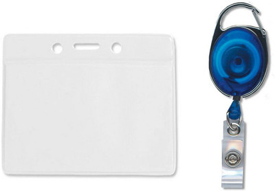 

FINDSTUFF Plastic ID Badge Reel, ID Badge Holder(Pack of 1)