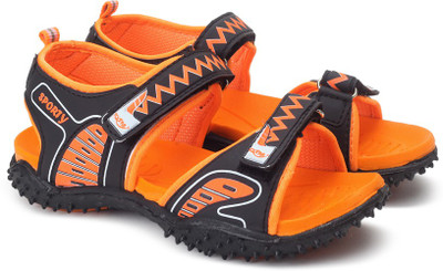 

Footfun by Liberty Boys & Girls Velcro Sports Sandals(Orange