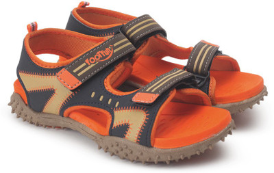 

Footfun by Liberty Boys & Girls Velcro Strappy Sandals(Orange