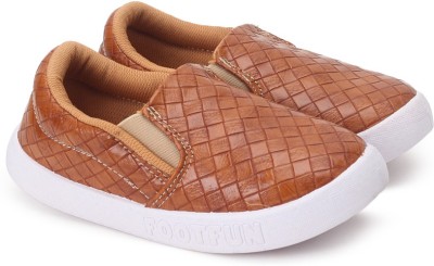 

Footfun by Liberty Boys Slip on Moccasins(Brown, Tan