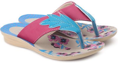 

Footfun by Liberty Boys & Girls Slip On Slipper Flip Flop(Pink