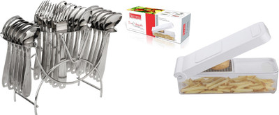 

Nestwell Cutlery Set WITH Chopper Cutlery Set Multicolor Kitchen Tool Set(Multicolor)
