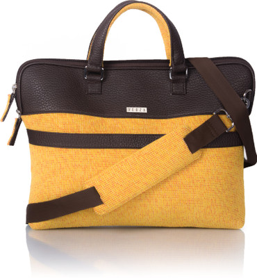 

Veuza 14 inch Laptop Messenger Bag(Yellow), Sunshine yellow
