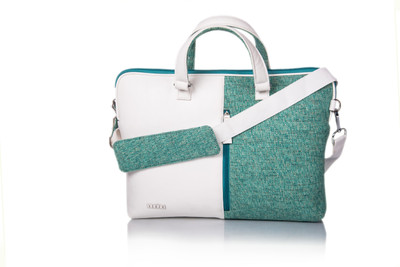 

Veuza 14 inch Laptop Messenger Bag(Green), Sea green
