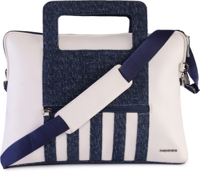 

Veuza 14 inch Laptop Messenger Bag(White)