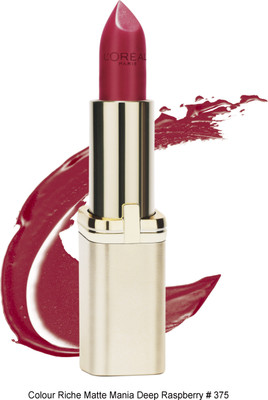 

L'Oreal Paris Color Riche Matte 375 Deep Raspberry(Pink, 4.7 g)