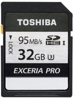 Toshiba EXCERIA PRO 32 GB SDHC Class 10 95 MB/s  Memory Card