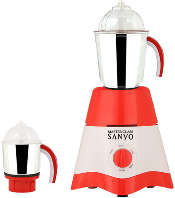 

SilentPowerSunmeet MG17-TA-STR-5 600 W Mixer Grinder(Red, White, 2 Jars)