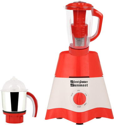 

SilentPowerSunmeet MG17-TA-STR-15 600 W Juicer Mixer Grinder(Red, White, 2 Jars)