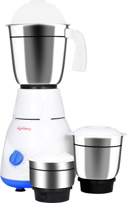 Lifelong Power Pro - LLMG20 500 W Mixer Grinder(Blue, 3 Jars)