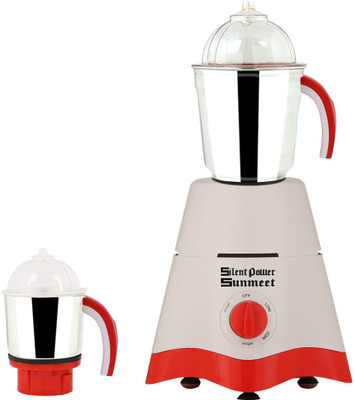

SilentPowerSunmeet MG17-TA-STR-85 600 W Mixer Grinder(White, 2 Jars)