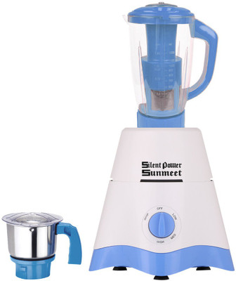 

SilentPowerSunmeet MG17-TA-STR-255 600 W Juicer Mixer Grinder(White, Blue, 2 Jars), Blue;white