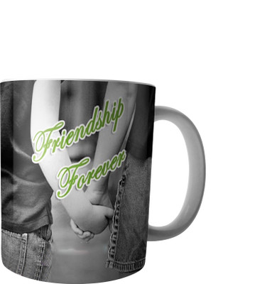 

RD Creations Specially Customise Gift For a Best Friend from a Friend PWMFD64 Ceramic Mug(300 ml), Multicolor