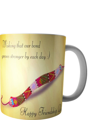 

RD Creations Specially designed Gift For a Best Friend from a Friend PWMFD1138 Ceramic Mug(300 ml), Multicolor