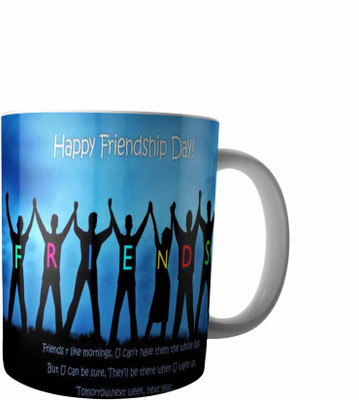 

RD Creations Specially designed Gift For a Best Friend from a Friend PWMFD1106 Ceramic Mug(300 ml), Multicolor