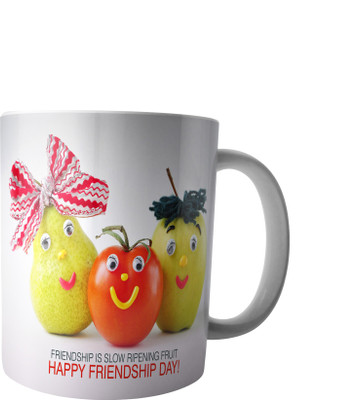 

RD Creations Specially Customise Gift For a Best Friend from a Friend PWMFD53 Ceramic Mug(300 ml), Multicolor