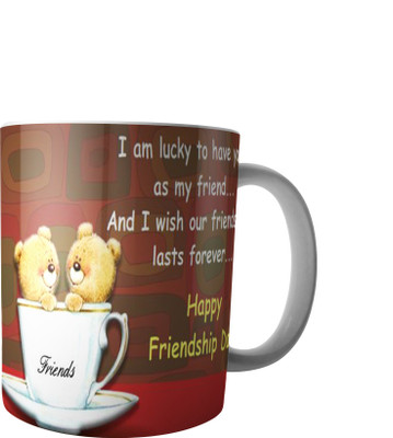 

RD Creations Specially designed Gift For a Best Friend from a Friend PWMFD1158 Ceramic Mug(300 ml), Multicolor