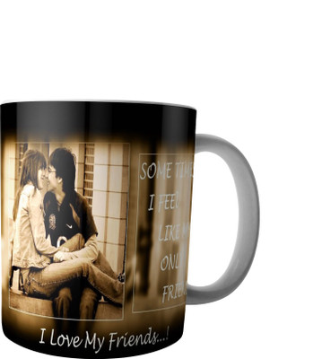 

RD Creations Specially designed Gift For a Best Friend from a Friend PWMFD1183 Ceramic Mug(300 ml), Multicolor