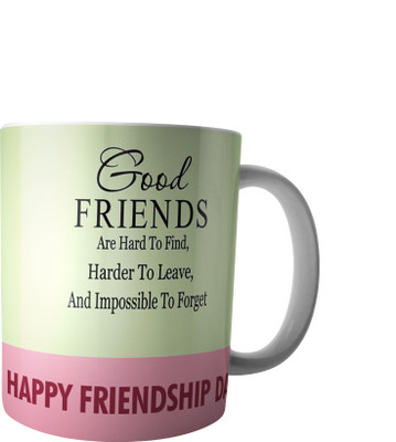 

RD Creations Specially Customise Gift For a Best Friend from a Friend PWMFD28 Ceramic Mug(300 ml), Multicolor
