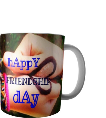 

RD Creations Specially Customise Gift For a Best Friend from a Friend PWMFD78 Ceramic Mug(300 ml), Multicolor
