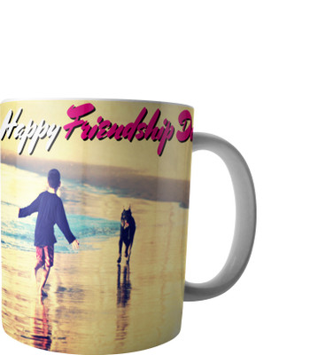

RD Creations Specially Customise Gift For a Best Friend from a Friend PWMFD85 Ceramic Mug(300 ml), Multicolor
