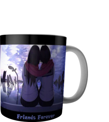 

RD Creations Specially Customise Gift For a Best Friend from a Friend PWMFD66 Ceramic Mug(300 ml), Multicolor