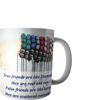 

RD Creations Specially designed Gift For a Best Friend from a Friend PWMFD1193 Ceramic Mug(300 ml), Multicolor
