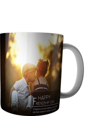

RD Creations Specially Customise Gift For a Best Friend from a Friend PWMFD82 Ceramic Mug(300 ml), Multicolor