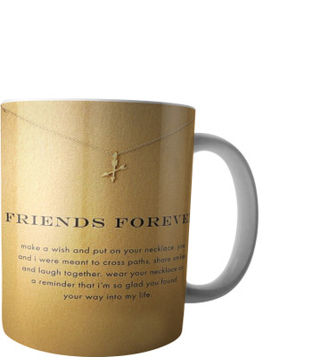 

RD Creations Specially designed Gift For a Best Friend from a Friend PWMFD1167 Ceramic Mug(300 ml), Multicolor