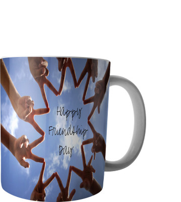 

RD Creations Specially Customise Gift For a Best Friend from a Friend PWMFD41 Ceramic Mug(300 ml), Multicolor