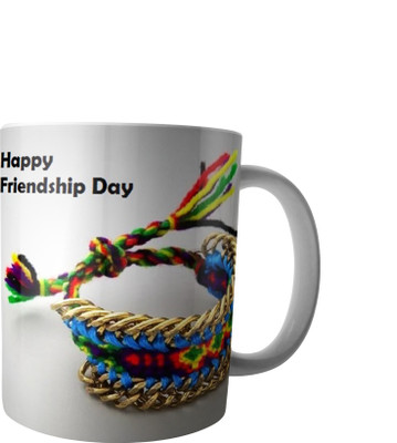 

RD Creations Specially Customise Gift For a Best Friend from a Friend PWMFD65 Ceramic Mug(300 ml), Multicolor