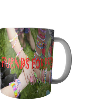 

RD Creations Specially Customise Gift For a Best Friend from a Friend PWMFD21 Ceramic Mug(300 ml), Multicolor