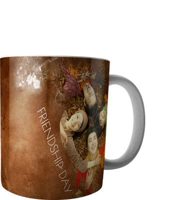 

RD Creations Specially Customise Gift For a Best Friend from a Friend PWMFD92 Ceramic Mug(300 ml), Multicolor