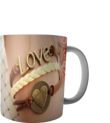 

RD Creations Specially Customise Gift For a Best Friend from a Friend PWMFD20 Ceramic Mug(300 ml), Multicolor