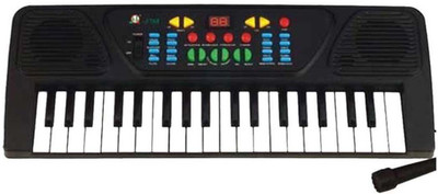 Dhawani Marketing Pvt.Ltd. Keys Electronic Keyboard Piano with Mic(Black)