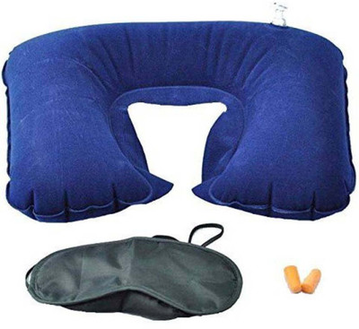 

CheckSums 11593 3-in-1 Air Traval Kit Combo- Neck Pillow , Ear Buds & Eye Mask-Multicolor Neck Pillow & Eye Shade(Multicolor)