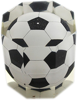 

Tootpado Football Design - Octagon (1d554) Acrylic Paper Weights with Acrylic Finish(Set Of 1, White)